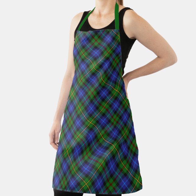 Tablier Clan Chef Smith Tartan Plaid Motif (Insitu)