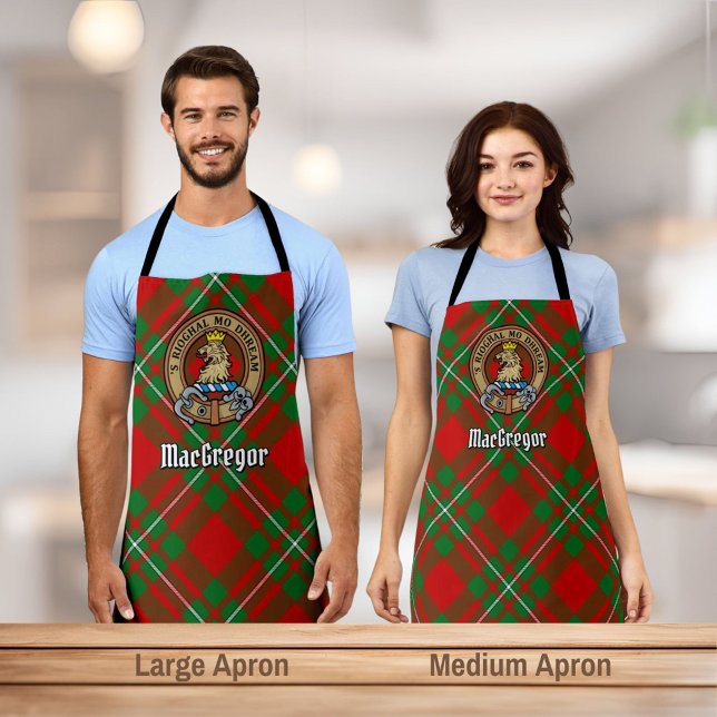 Tablier Clan Gregor Crest sur l'aire de Tartan (Créateur téléchargé)