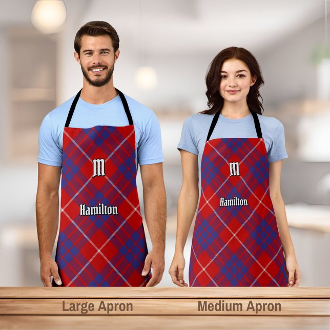 Tablier Clan Hamilton Red Tartan Apron (Créateur téléchargé)