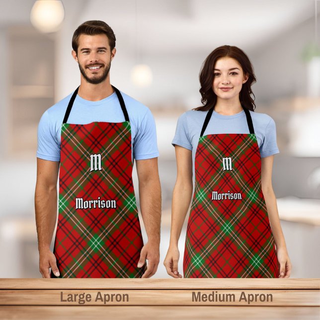 Tablier Clan Morrison Red Tartan Apron (Créateur téléchargé)