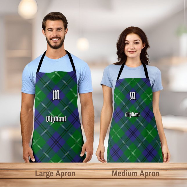 Tablier Clan Oliphant Tartan Apron (Créateur téléchargé)