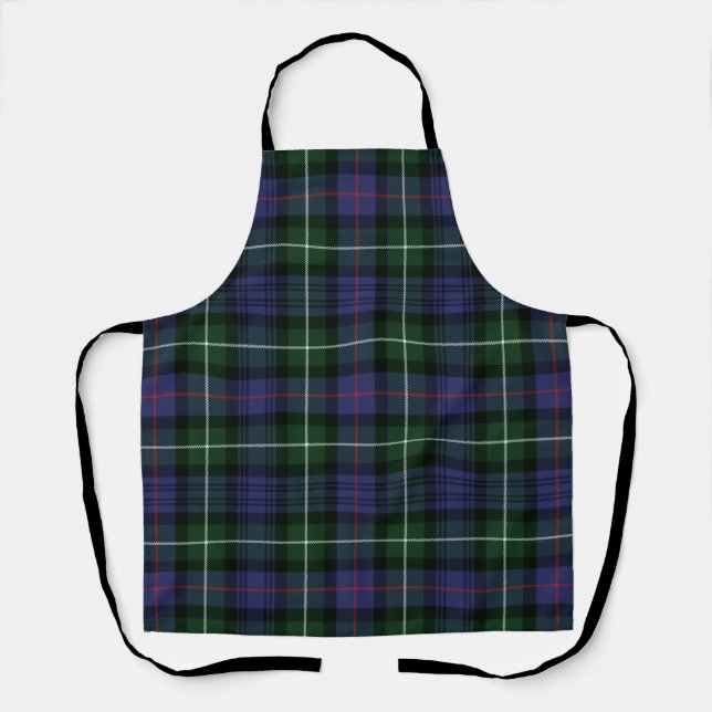 Tablier Clan Plaid MacKenzie Green Purple Check Tartan (Recto)