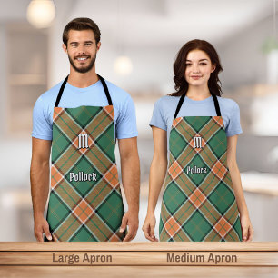 Tablier Clan Pollock Tartan Apron