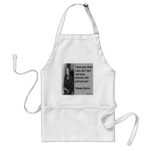 Tablier Clarence Darrow & Citation nécrologique