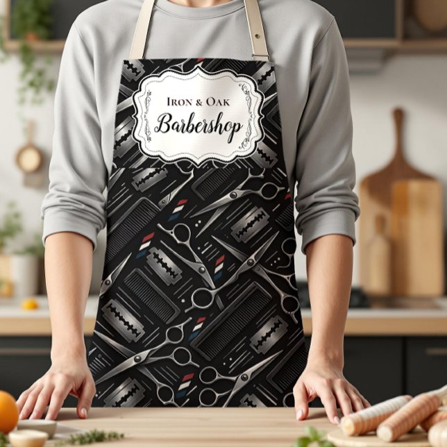 Tablier Classic Barbershop Tools Vintage Style (Créateur téléchargé)