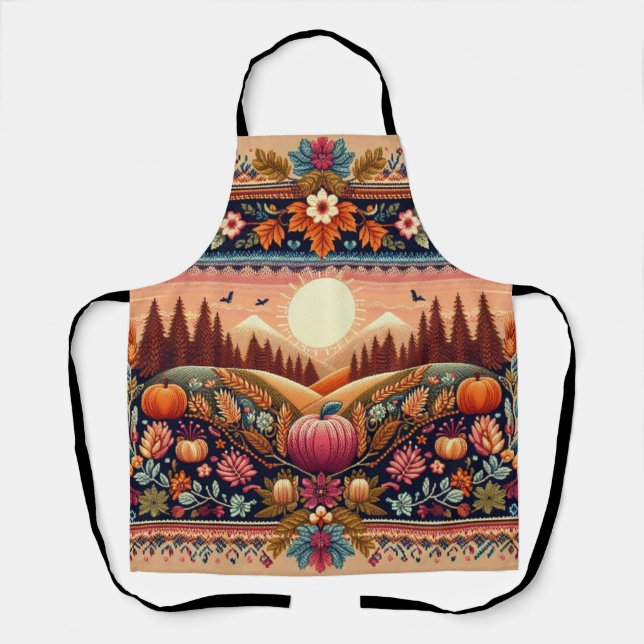 Tablier Classic Fair Isle automne/automne (Recto)