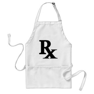 Tablier Classic Rx Pharmacie Icône cadeau imprimé pour pha