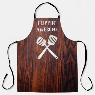 Tablier classique Dark Mahogany grain de bois Flippin’ gén