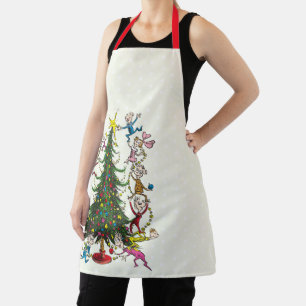Tablier Classique Le Grinch   Sapin de Noël