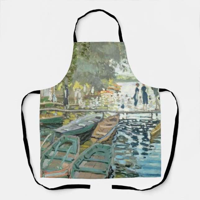 Tablier Claude Monet. Baigneurs à La Grenouillère (Recto)