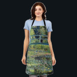 Tablier Claude Monet - Etang Lily et Pont Japonais<br><div class="desc">L'étang Lily et le pont japonais / Le Bassin aux nympheas - Claude Monet,  1899</div>