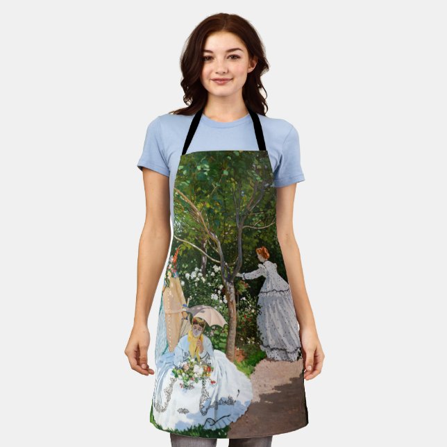Tablier Claude Monet - Femmes au jardin (Porté)
