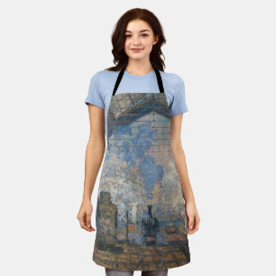 Tablier Claude Monet - Gare Saint-Lazare Vue extérieure