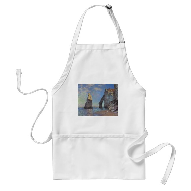 Tablier Claude Monet les falaises aux cadeaux de destin (Devant)