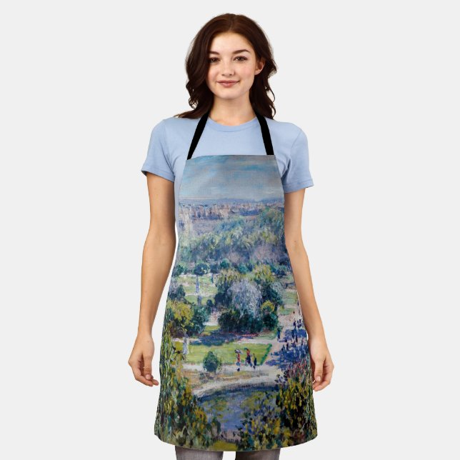 Tablier Claude Monet - Les Jardins des Tuileries (Porté)