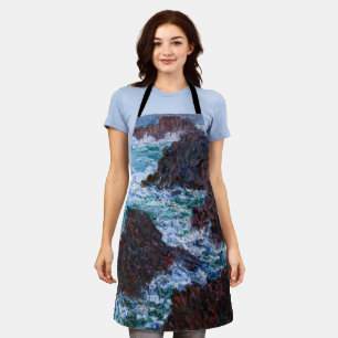 Tablier Claude Monet - Les Rochers à Belle-Ile, Côte sauva