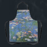 Tablier Claude Monet // Nappes d'eau<br><div class="desc">Water Lilies est une série d'environ 250 peintures à l'huile réalisées par l'impressionniste Claude Monet (1840-1926). Les peintures représentent le jardin fleuri de Monet à Giverny et ont été l'objet principal de la production artistique de Monet pendant les dernières trente années de sa vie. Cette reproduction est haute résolution et...</div>