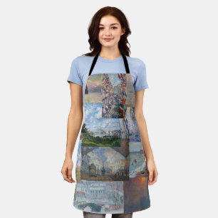 Tablier Claude Monet - Patchwork de chefs-d'oeuvre