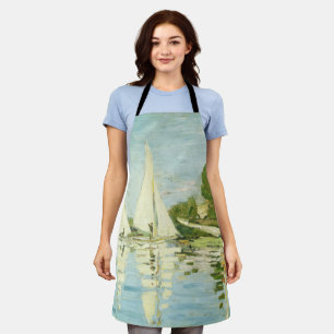 Tablier Claude Monet. Régates à Argenteuil