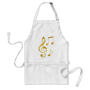 Tablier Clé de violon élégante