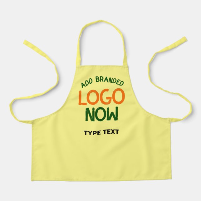 TABLIER CLIENT DE MODE JAUNE PASTEL PROPRE CONTEMPORAIN (Recto)