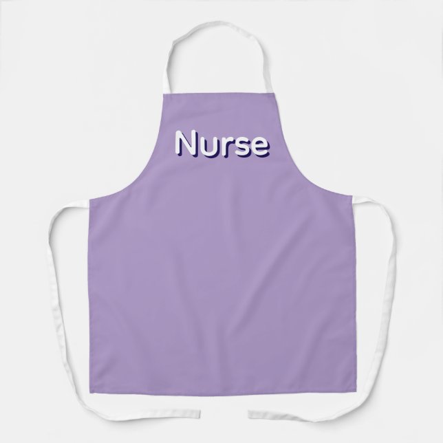 Tablier Clinique Nurse Logo Soins à domicile (Recto)