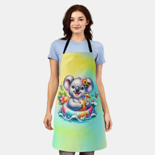 Tablier Clipart de sublimation de koala d'été