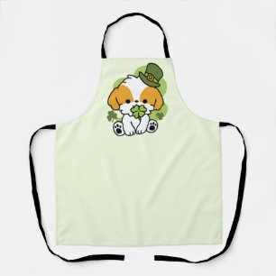Tablier Clover Pup Love - St. Patrick's Day Chien Design