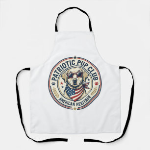 Tablier Club de Chiens Patriotes Vêtements de Race de Chie