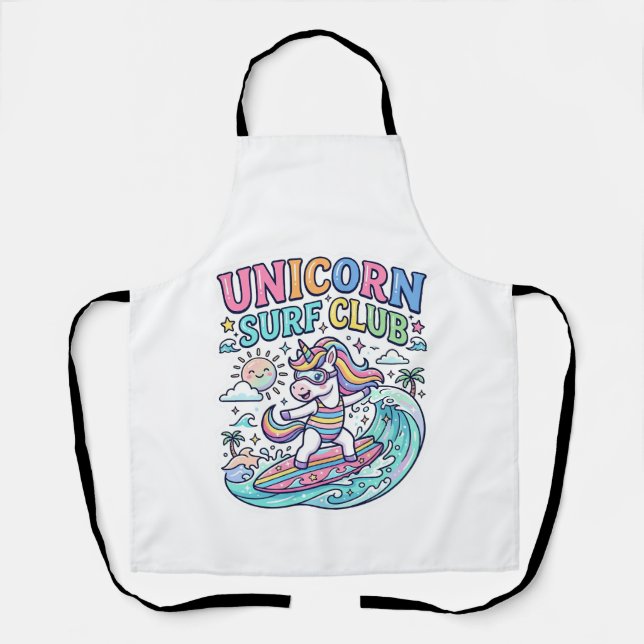 Tablier Club de surf Licorne (Recto)