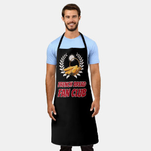 Tablier Club des Amateurs de Pain Français Humour Alimenta