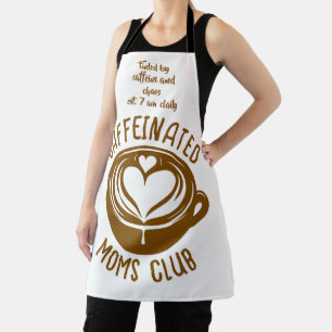 Tablier Club des mamans caféinées Maman branchée amoureuse