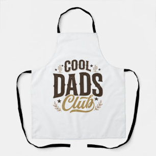 Tablier Club des papas cools conception de chemise vintage