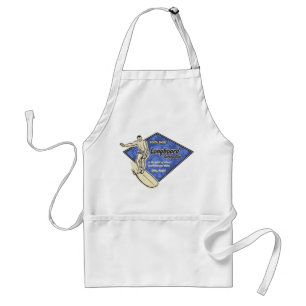 Tablier Club Surfing Hibiscus Diamond Chef's Apron