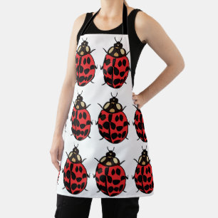 Tablier Coccinelle Rouge Noir Insecte Coccinelle
