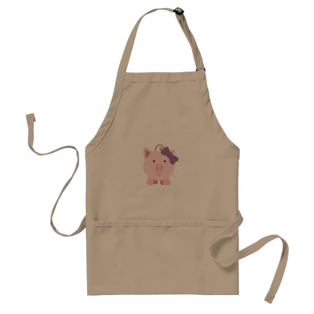 Tablier Cochon fille mignonne (Devant)
