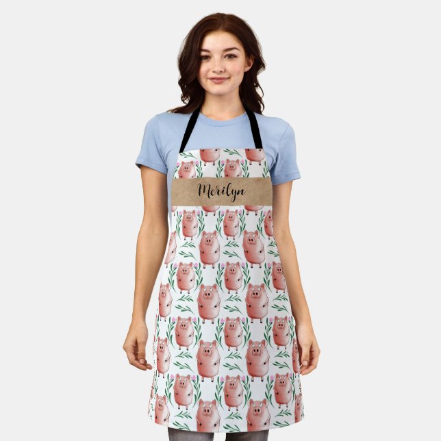 Tablier Cochon Mignon – Tablier de Cuisine et de P (Porté)