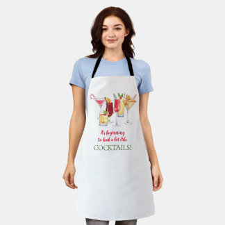 Tablier Cocktails de Noël