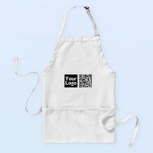 Tablier Code QR éditable & Votre logo ou image d'entrepris