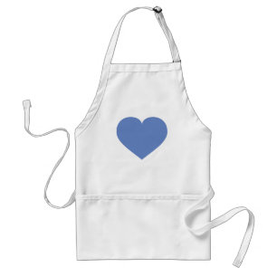 Tablier Coeur bleu bébé