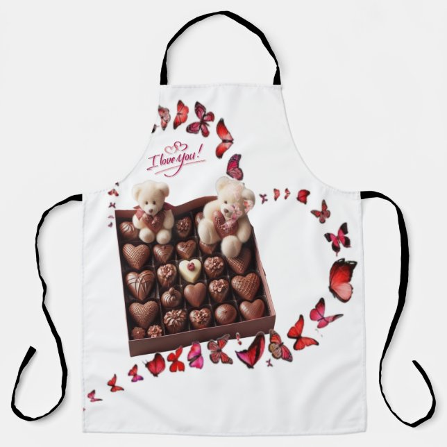 Tablier Cœur d'amour  (Recto)