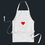 Tablier Coeur rouge<br><div class="desc">Coeur rouge,  design minimaliste</div>
