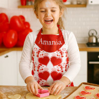 Cœur Rouge Mignon Saint-Valentin Personnalisé 