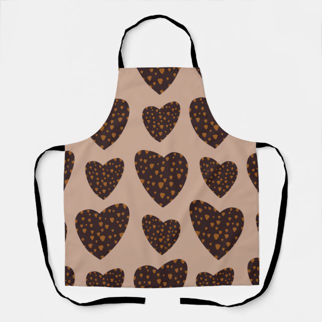 Tablier Coeurs, Coeurs et plus Coeurs Apron (Recto)