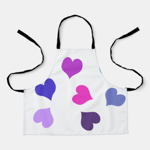 Tablier Coeurs colorés mignons