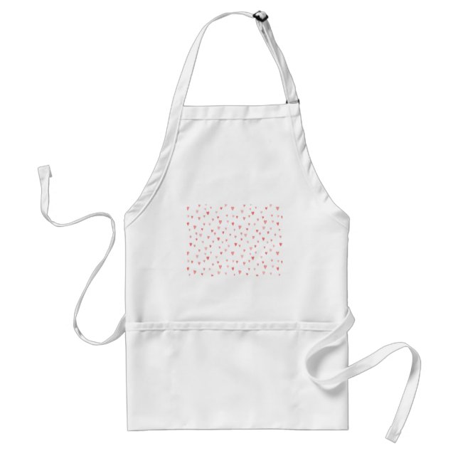 TABLIER COEURS DE PASSION ROSE (Devant)