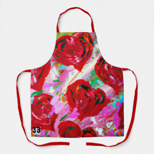 Tablier Coeurs roses