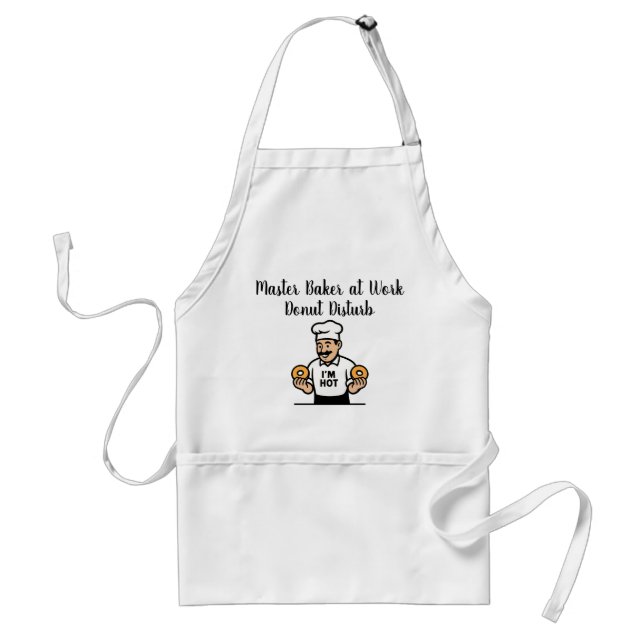 Tablier Coffee House Sleuths Apron: Master Baker at Work (Devant)