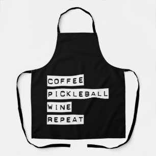 Tablier Coffee Pickleball Wine Repeate