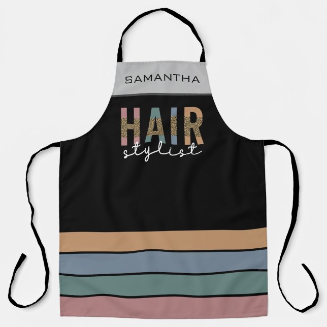 Tablier Coiffeur Hairlist personnalisé Apron (Recto)